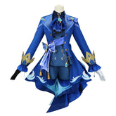 Genshin Impact Furina Cosplay Costume – Black Focalors Elegant Attire - Coscosmos